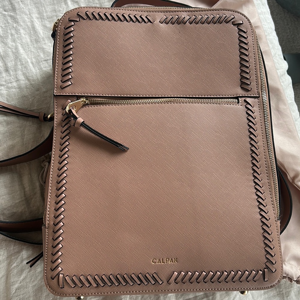 Calpak Kaya Laptop backpack Caramel